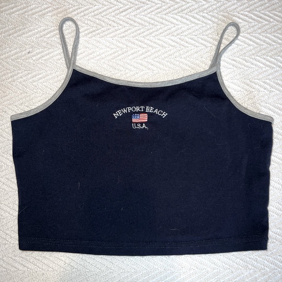 SHEIN Tops - Shein Navy blue crop top